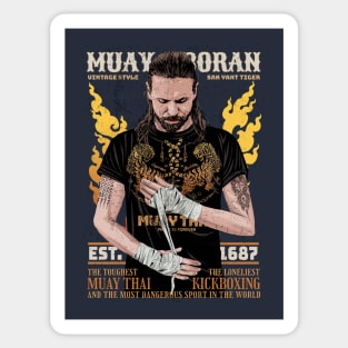 Classic Muay Thai Boran Tigers Sticker